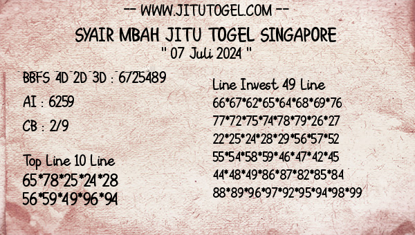 Prediksi Singapore